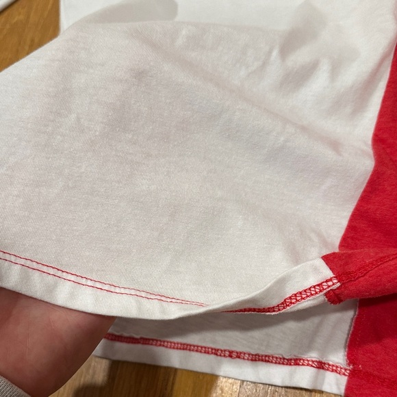 Nebraska Red and White Short Sleeve Tee - Picture 16 of 16